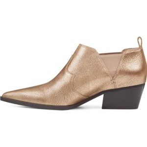 Nine West Bronze Ankle Boot
